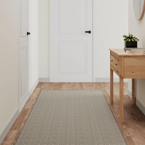 Tæppeløber i sisallook - platina