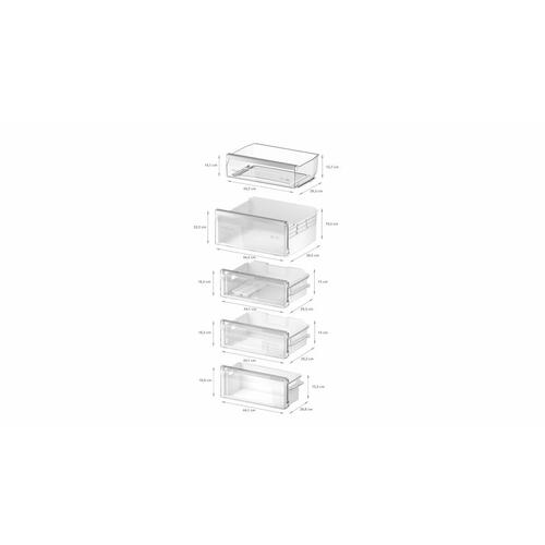 Bosch KIN96VFD0 integreret køle/fryseskab 194 cm - Hvid