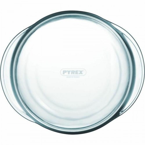 Pyrex rund ildfast gryde med låg - gennemsigtig, 1,6 l, Ø 27 cm