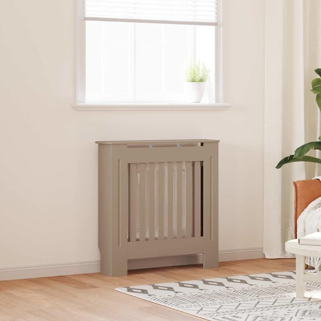 Radiatorcover 2 stk Brun 78x19x81,5cm Konstrueret træ