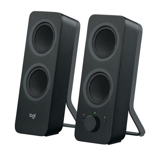 Logitech PC-højttalere Z207, sort - Bluetooth og 3,5 mm, 2.0, 5 W RMS