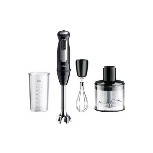 Braun MQ55236MBK mini piskeris og mælkeskummer, sort