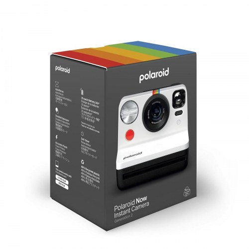 Instantkamera Polaroid - Funktionsklart 11,2 × 9,4 × 15 cm (hvid/sort)