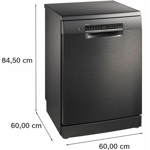 BOSCH SMS4EMC06E opvaskemaskine, sort, 60 cm, B