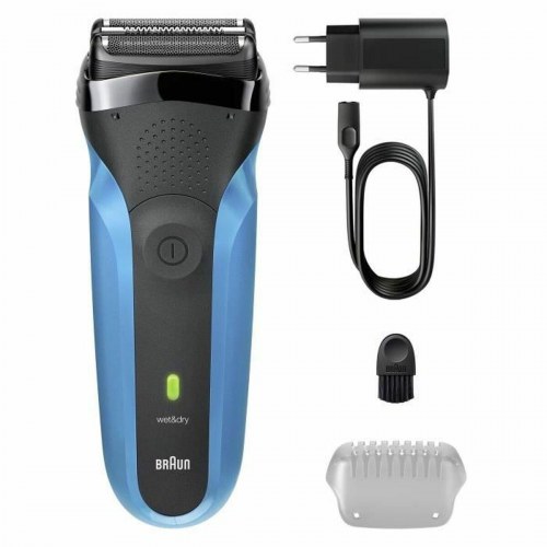 Braun Series 3 barbermaskine - blå/sort, wet & dry