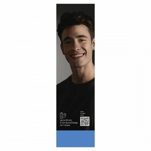 Braun Series 3 barbermaskine - blå/sort, wet & dry