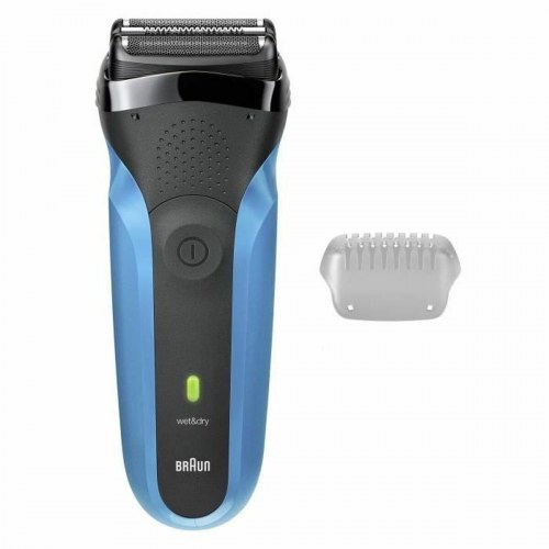 Braun Series 3 barbermaskine - blå/sort, wet & dry