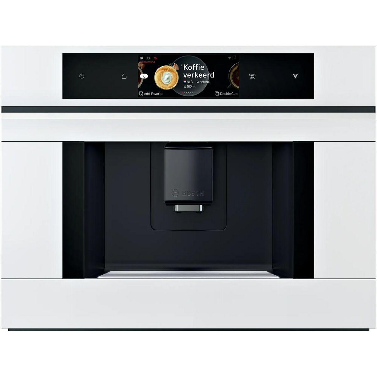 BOSCH CTL7181W0 indbygget espressomaskine, hvid - 2,4 l med mælkeskummer