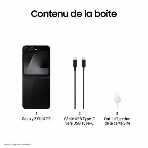 Samsung Galaxy Z Flip7 FE 6,7" 8 GB/128 GB - Sort