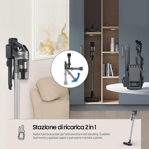 Støvsuger stav Samsung VS20B75ACR5/WA 550 W, LED, 800 ml