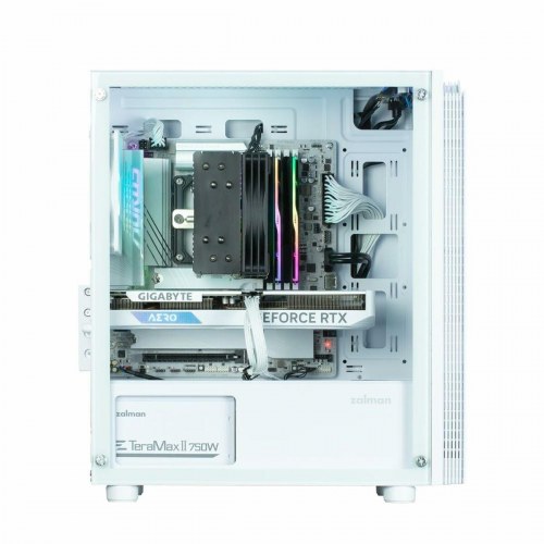 PC kabinet Zalman T4 Plus - ATX/Micro-ATX/Mini-ITX, hvid