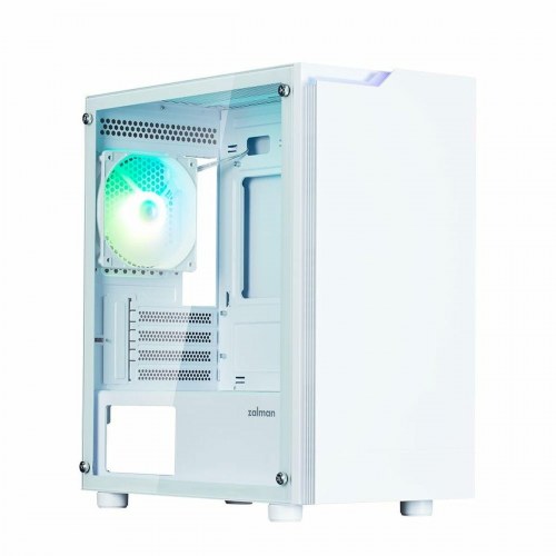 PC kabinet Zalman T4 Plus - ATX/Micro-ATX/Mini-ITX, hvid