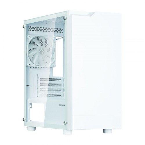 PC kabinet Zalman T4 Plus - ATX/Micro-ATX/Mini-ITX, hvid