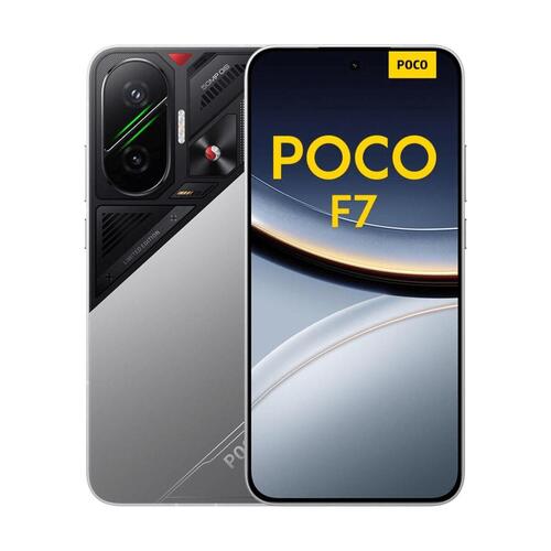 Xiaomi POCO F7 5G smartphone 6,83" 12/512 GB - sølvfarvet