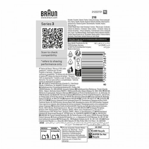 Barberhoved Braun Series 3 - sort