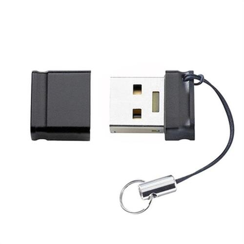 USB stik INTENSO Slim Line 128 GB - USB-A 3.2, sort