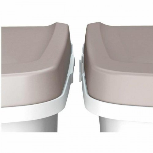 Kerbl madbeholder til kæledyr - hvid/brun 15 l