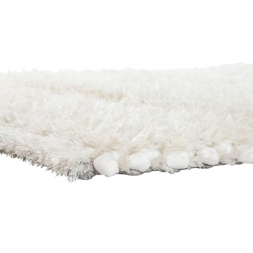 Gulvtæppe hvid 160 x 230 cm