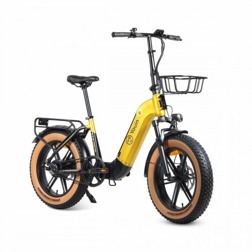 Youin BK1750 Luxor II Pro elcykel - gul, 250 W, 20"