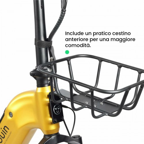 Youin BK1750 Luxor II Pro elcykel - gul, 250 W, 20"