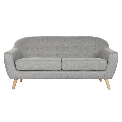 Sofa - grå/natur Scandi 3-personers, 172 × 82 × 82 cm