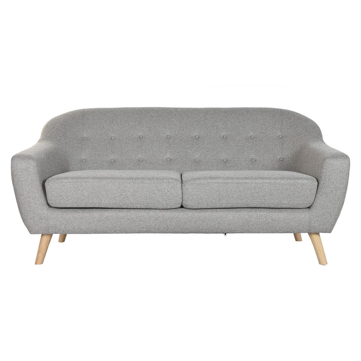 Sofa - grå/natur Scandi 3-personers, 172 × 82 × 82 cm
