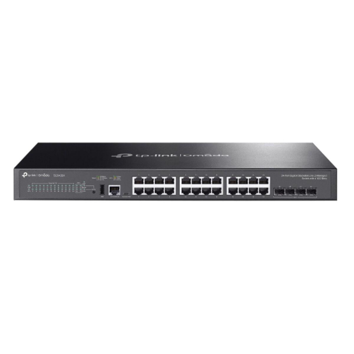 Netværksswitch Tp Link Sg5428x Sort