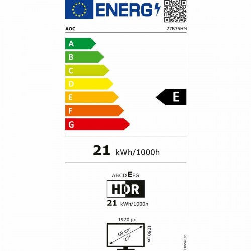 AOC 27B35HM 27" gaming skærm - Full HD, 120 Hz