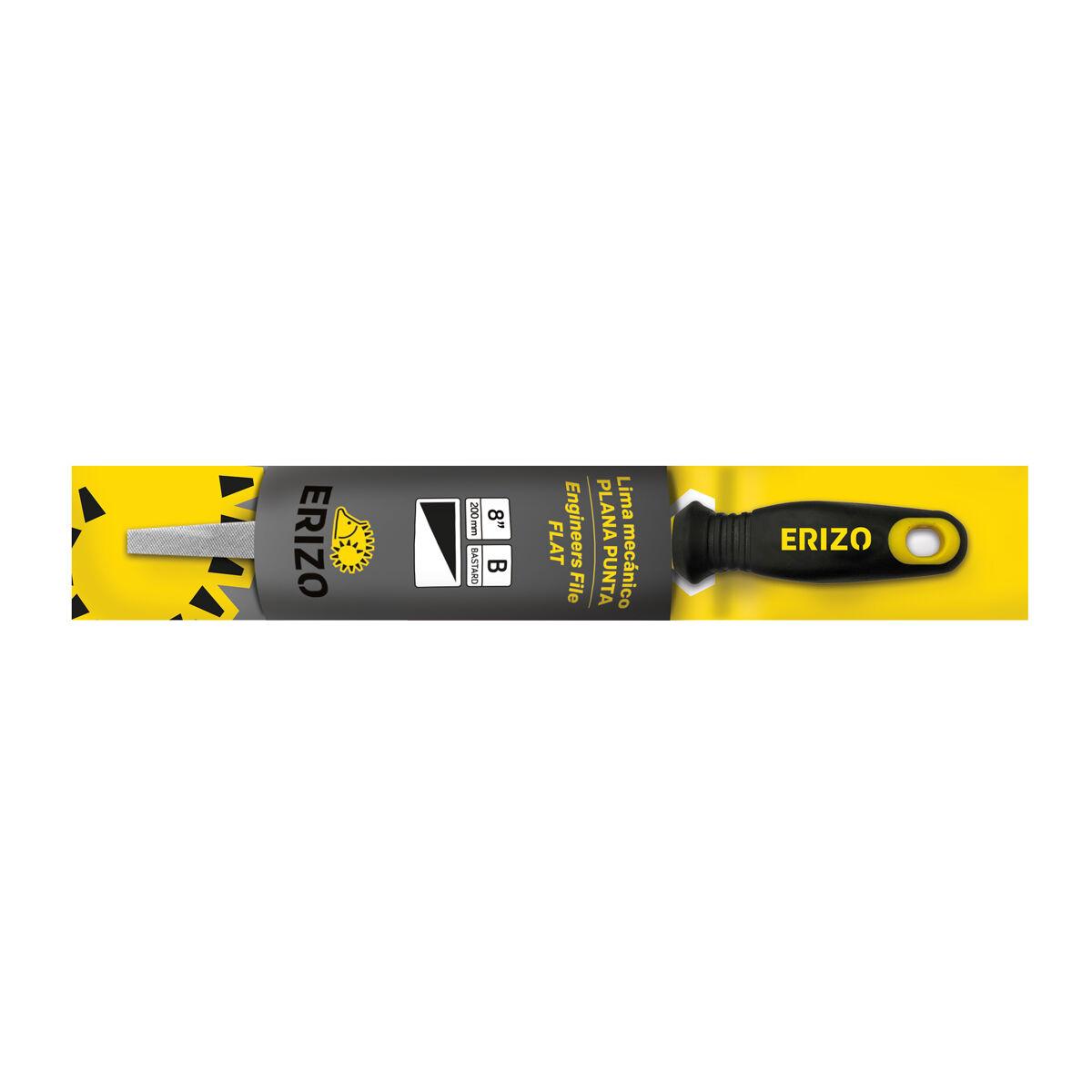 ERIZO flad fil 8" - fin korn, fint tip og ophængshul