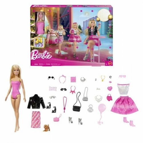Julekalender Barbie - Adventskalender med 24 dele