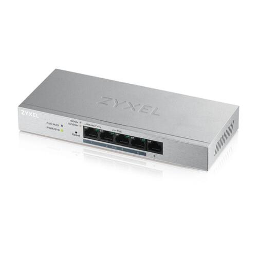 Netværksswitch ZyXEL GS1200-5HP v2 - 5-port Gigabit med PoE+