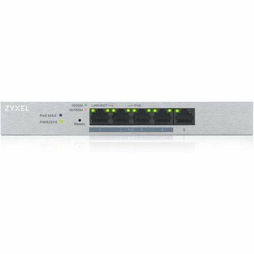 Netværksswitch ZyXEL GS1200-5HP v2 - 5-port Gigabit med PoE+