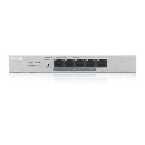 Netværksswitch ZyXEL GS1200-5HP v2 - 5-port Gigabit med PoE+