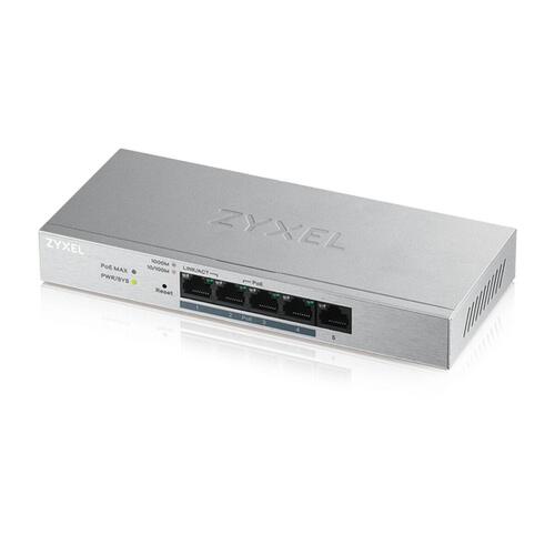Netværksswitch ZyXEL GS1200-5HP v2 - 5-port Gigabit med PoE+