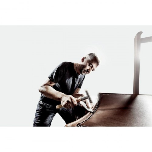 Halder Supercraft gummihammer - anti-tilbageslag, træskaft