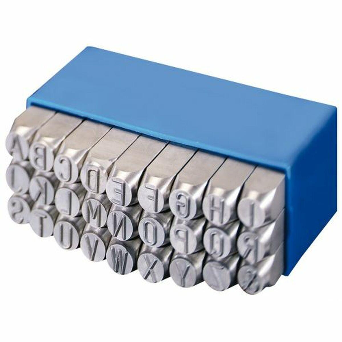 Gravurem alfabetstempler - 27 dele, 9 mm