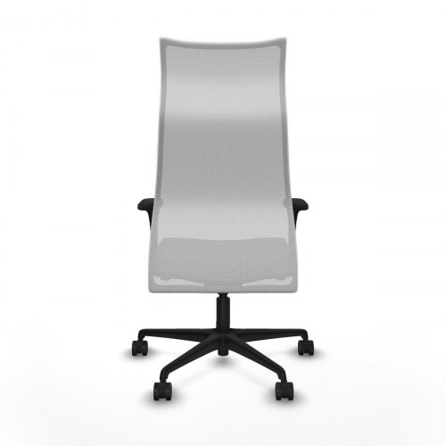 Kontorstol B1C036N - mørkegrå med armlæn