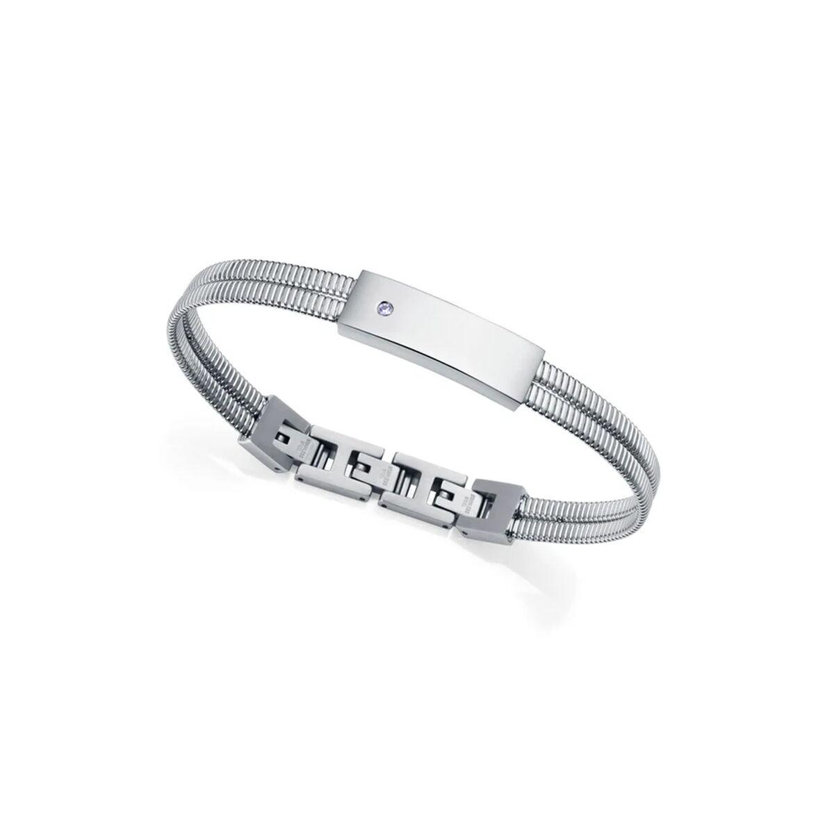 Armbånd til mænd - Sterling sølv 925, sølvfarvet