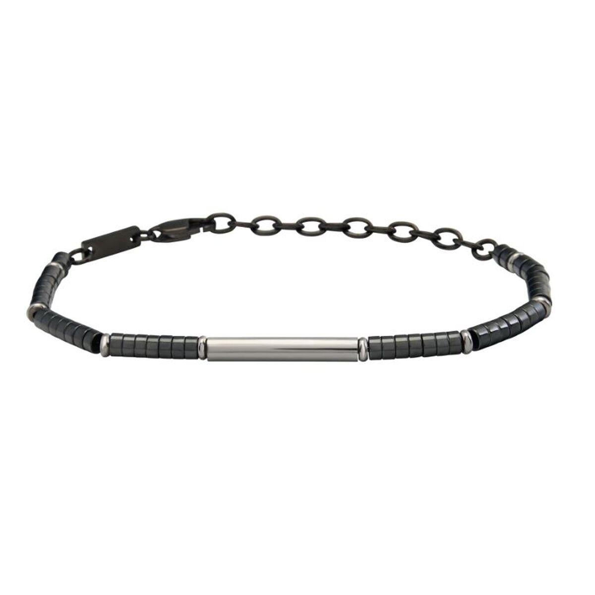 Breil armbånd til mænd TJ3639 - Sterling sølv 925, sort