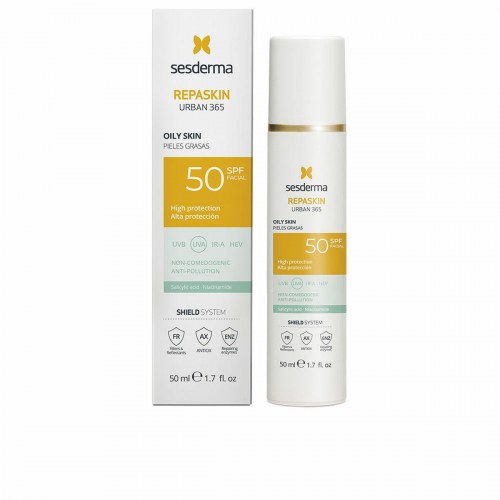 Solcreme ansigt SPF 50 - Sesderma REPASKIN Urban 365, 50 ml