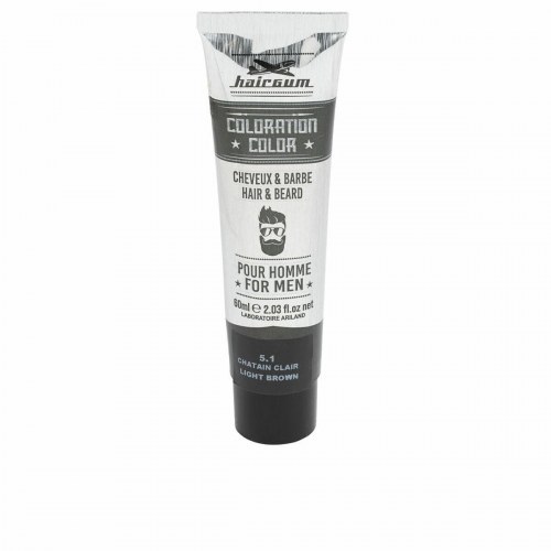 Hårfarve til mænd Hairgum COLORATION - Klar kastanje 5.1, 60 g