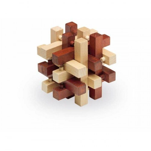 Cayro Hjernevrider - træ IQ-puslespil 10 × 10 cm