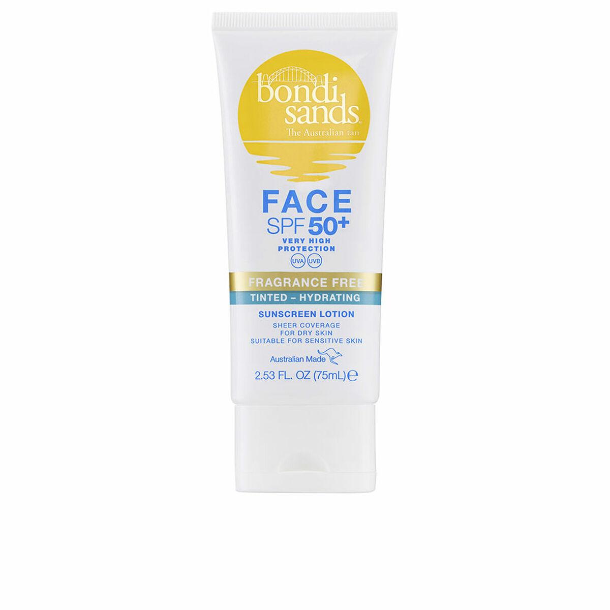 Solcreme til ansigt SPF 50+ Bondi Sands Face 75 ml