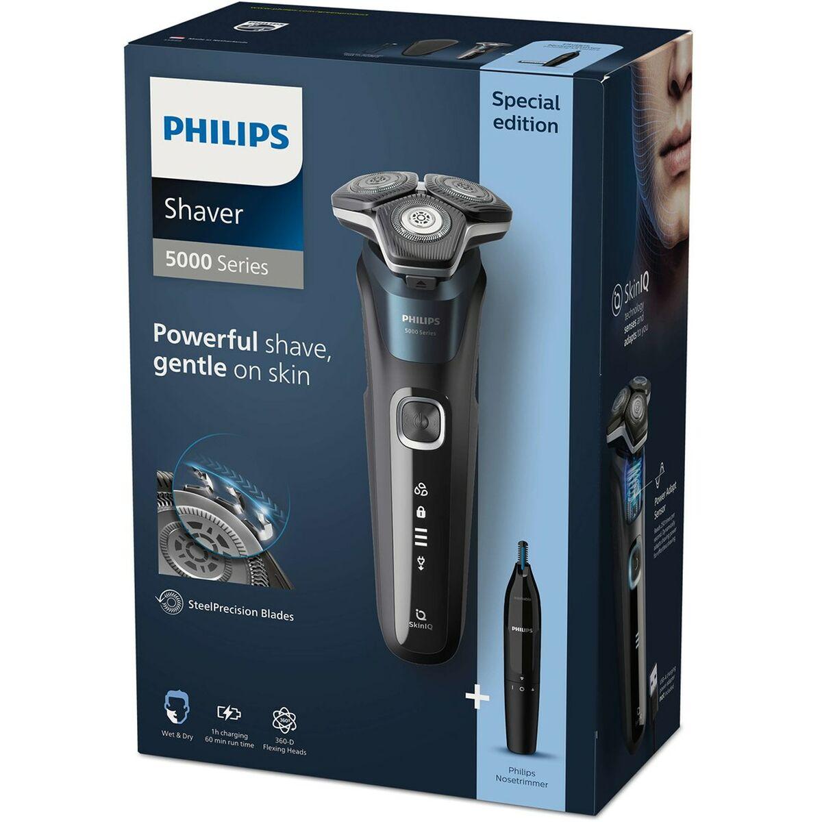 Philips S5889/11 genopladelig elektrisk barbermaskine - våd/tør med trimmer