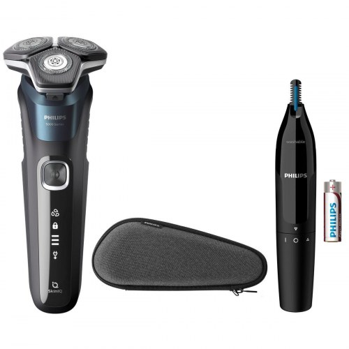 Philips S5889/11 genopladelig elektrisk barbermaskine - våd/tør med trimmer