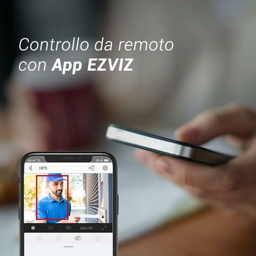 Video dørtelefon Ezviz HP5 med 7" skærm og Wi‑Fi