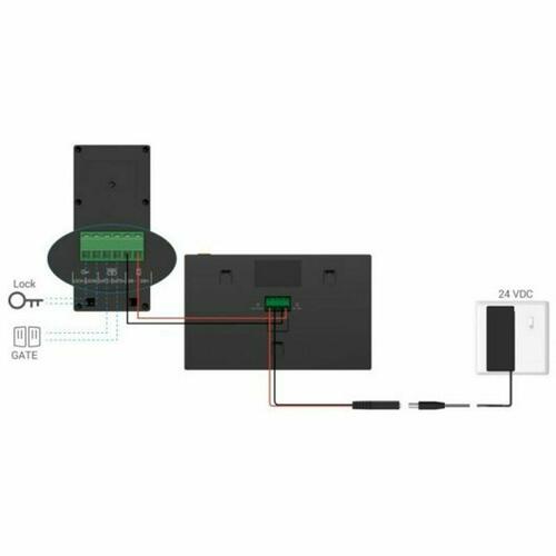 Video dørtelefon Ezviz HP5 med 7" skærm og Wi‑Fi
