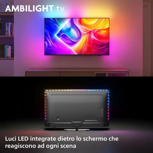 Smart TV Philips 55" 4K QLED Ambilight (55PUS9010/12)