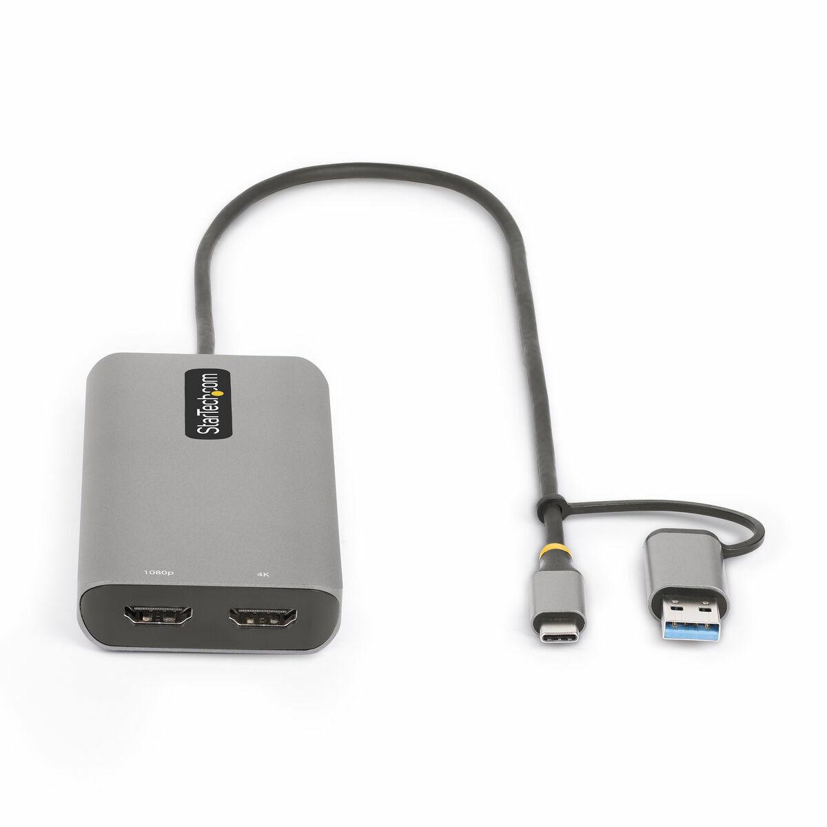 StarTech.com USB-C Multiport Adapter - 3-Port USB-A - 2-Port HDMI