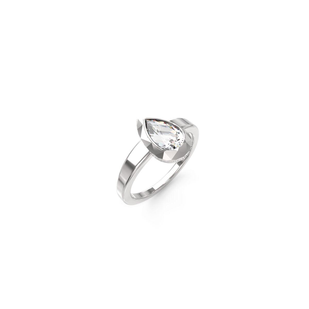 Guess JUBR05248JWRH56 dame ring - sølvfarvet, str. 16